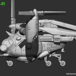 Modiphius Entertainment PDFs Fallout: Wasteland Warfare - Print At Home - Parked Vertibird STL