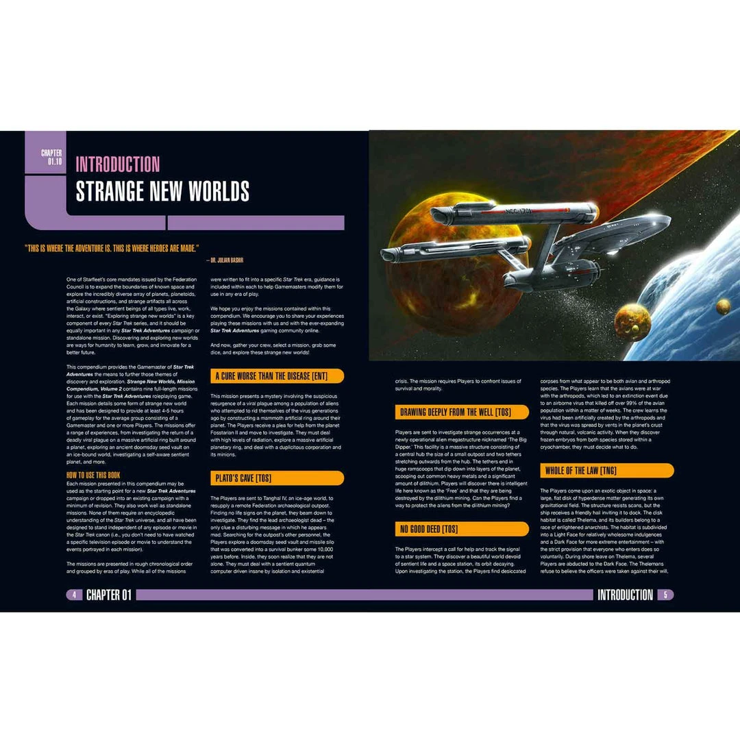 Modiphius Entertainment Star Trek Adventures: Strange New Worlds - Mission Compendium Vol. 2 Supplement - PDF PDFs 7 Modiphius Entertainment Star Trek Adventures: Strange New Worlds - Mission Compendium Vol. 2 Supplement - PDF PDFs