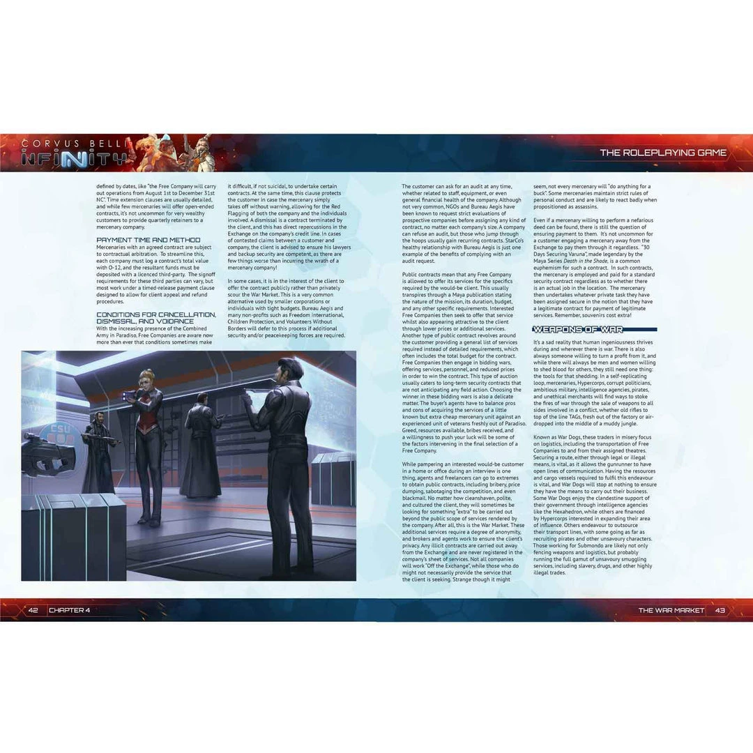 Modiphius Entertainment PDFs Infinity: Mercenaries Sourcebook - PDF 9 Modiphius Entertainment PDFs Infinity: Mercenaries Sourcebook - PDF