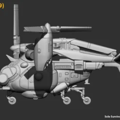 Modiphius Entertainment PDFs Fallout: Wasteland Warfare - Print At Home - Parked Vertibird STL
