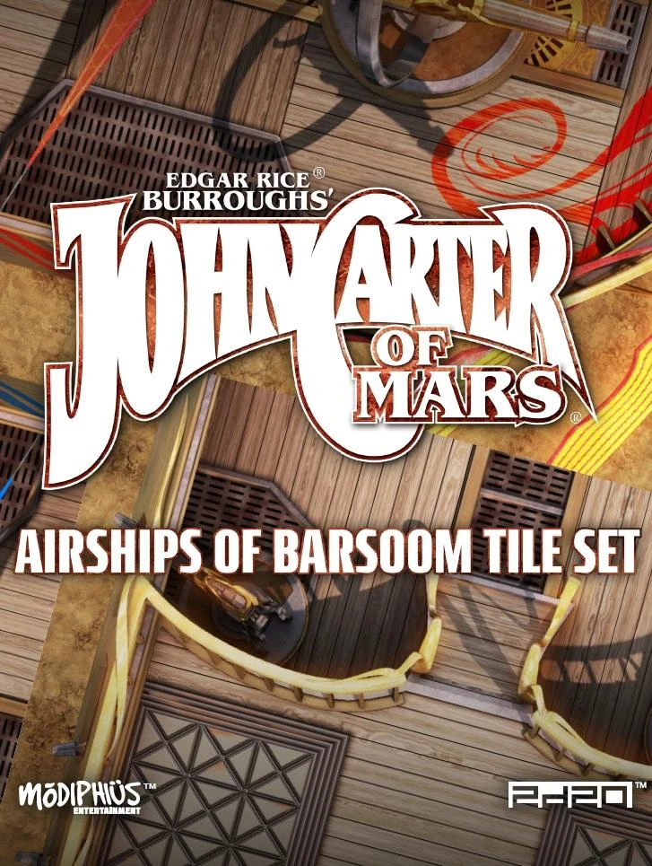 Modiphius Entertainment John Carter Of Mars: Airships Of Barsoom Tile Set - PDF PDFs 3 Modiphius Entertainment John Carter Of Mars: Airships Of Barsoom Tile Set - PDF PDFs