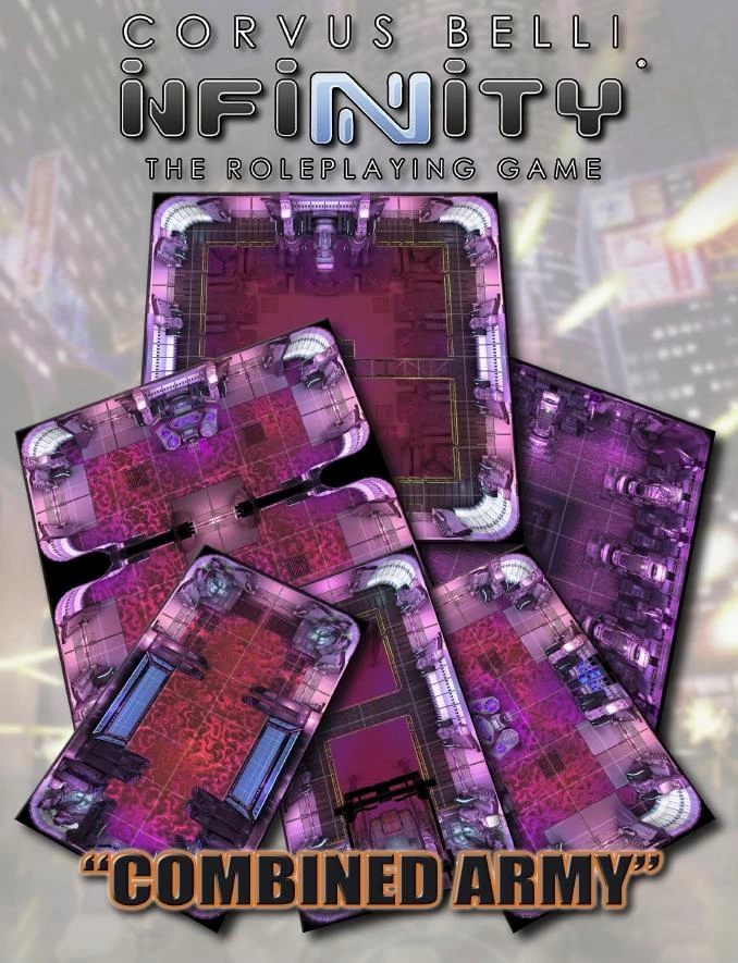 Modiphius Entertainment Infinity: Combined Army Geomorphic Tile Set 3 Modiphius Entertainment Infinity: Combined Army Geomorphic Tile Set