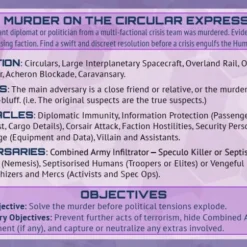 Modiphius Entertainment Infinity: GM Plot Deck