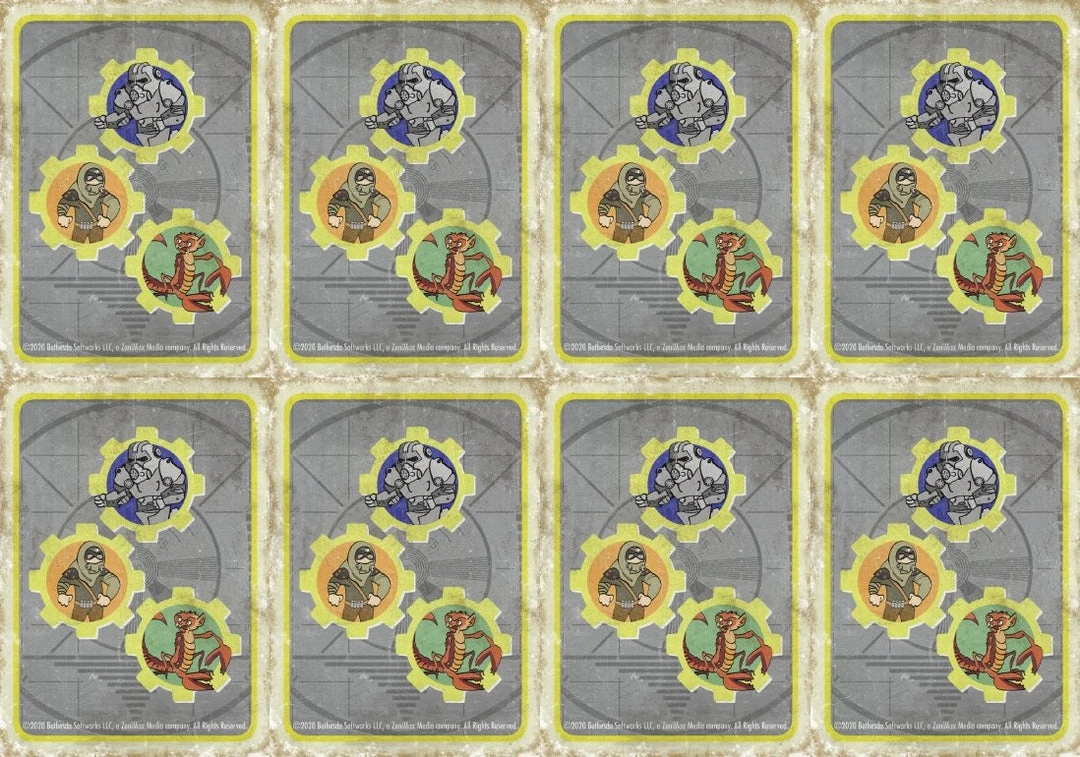 Modiphius Entertainment Fallout: Wasteland Warfare - Wave 1 AI Card Deck: Survivors, Super Mutants, Brotherhood Of Steel - PDF PDFs 5 Modiphius Entertainment Fallout: Wasteland Warfare - Wave 1 AI Card Deck: Survivors, Super Mutants, Brotherhood Of Steel - PDF PDFs