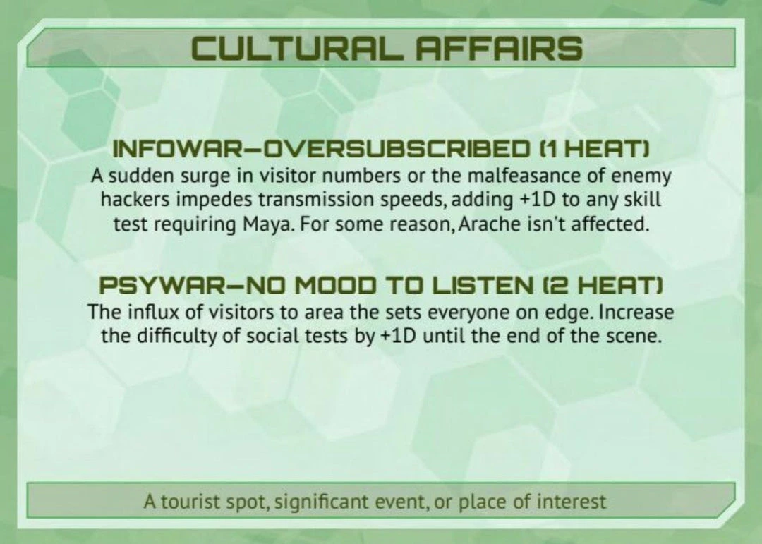 Modiphius Entertainment Infinity: Location Card Deck - PDF 5 Modiphius Entertainment Infinity: Location Card Deck - PDF